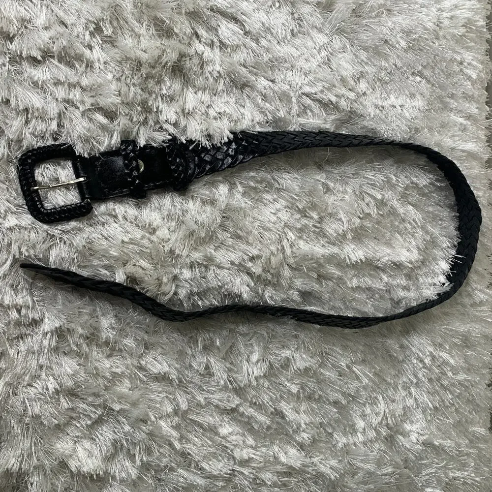 Vintage black braided